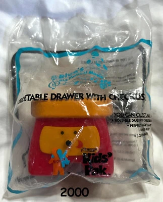 Mesa auxiliar (con lista de verificación) juguete Blue’s Clues Big Musical Movie Subway 2000 NIOP Foto 1 de 2