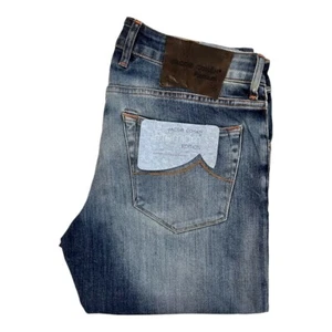 Pantalón vaquero hombre JACOB COHEN PREMIUM EDITION NICK COMF azul lavado denim ¡NUEVO! - Imagen 1 de 15