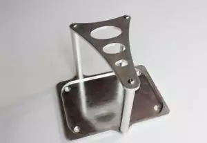 Optima 34/78 Battery Tray Mount Kit Billet Aluminium Silver Top Ford Holden Chev - Picture 1 of 1