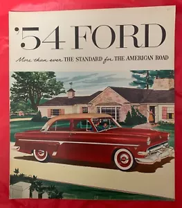 1954 Ford "SKYLINER / VICTORIA / SUNLINER +" Original Car Brochure / Catalog - Picture 1 of 4