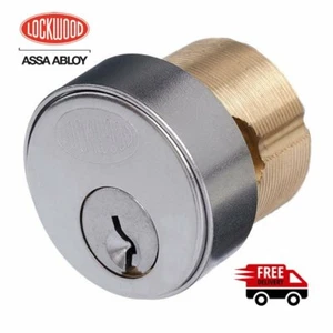 Lockwood 8466-1 Kawneer Round Threaded Lock Cylinder -Free Post - Picture 1 of 4