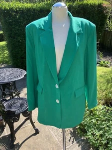 JD Williams Size 18 Bright Green Jacket - Picture 1 of 11