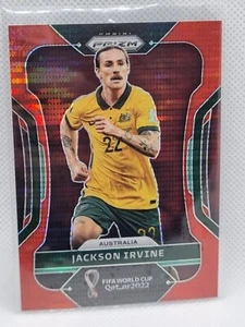 #/99 Jackson Irvine Australia 2022 Panini World Cup RED Prizm - Picture 1 of 2