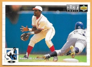 MANUEL LEE TEXAS RANGERS #172 - CUBIERTA SUPERIOR ELECCIÓN DE COLECCIONISTA CASI NUEVO-COMO NUEVO 1994 - Imagen 1 de 2
