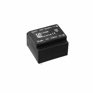 Transformador de impresión HAHN V21035, 230V a 12V/0,35VA, 22,6x22x15mm - Imagen 1 de 1