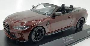 Minichamps 1/18 Scale Diecast 155 021032 - BMW M4 Cabrio 2021 - Red Metallic - Picture 1 of 5