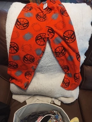 Calça pijama infantil vermelha Homem-Aranha tamanho 8 - Imagem 1 de 4