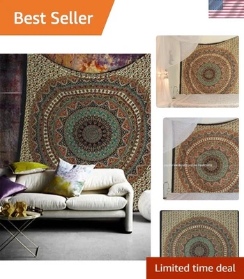 挂毯嬉皮士曼陀罗壁挂波西米亚床罩扔印度装饰宿舍 — 第 1/4 张图片