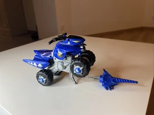Power Rangers Dino Thunder Quad Bleu - 2004 - Véhicule Rare - Bandai - Imagen 1 de 6