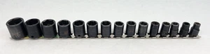 Snap-On 15 Piece 3/8 Drive 6 Point Metric Socket Set - Picture 1 of 1