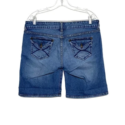 Delias Reese Bermuda Jean Shorts Juniors 11/12 Vintage Y2K Casual Preppy Stretch - Image 1 of 4