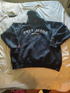 Vintage JNCO Hoodie Herren XL schwarz Totenköpfe Kapuzenpullover Skate Grunge Gothic - Bild 1 von 14