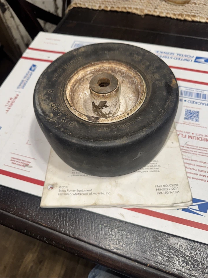 Cortacésped Scag Hydro 48" neumático sólido 9x3,50-4 9275 Foto 1 de 4