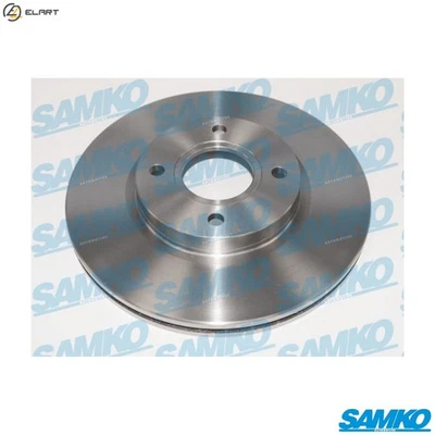 2x BRAKE DISC F1034V FOR FORD FIESTA/VI/Van B-MAX M1JE/M1JH/P4JC/P4JD 1.0L 3cyl - Image 1 of 4