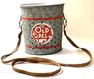 Cubo de cebo Minnow vintage OLD PAL U.S.A. ¡Original como encontrado y usado! - Imagen 1 de 16