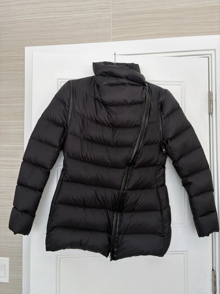 Chaqueta acolchada con cremallera asimétrica Mackage para mujer talla M, convertible a chaleco Foto 1 de 4