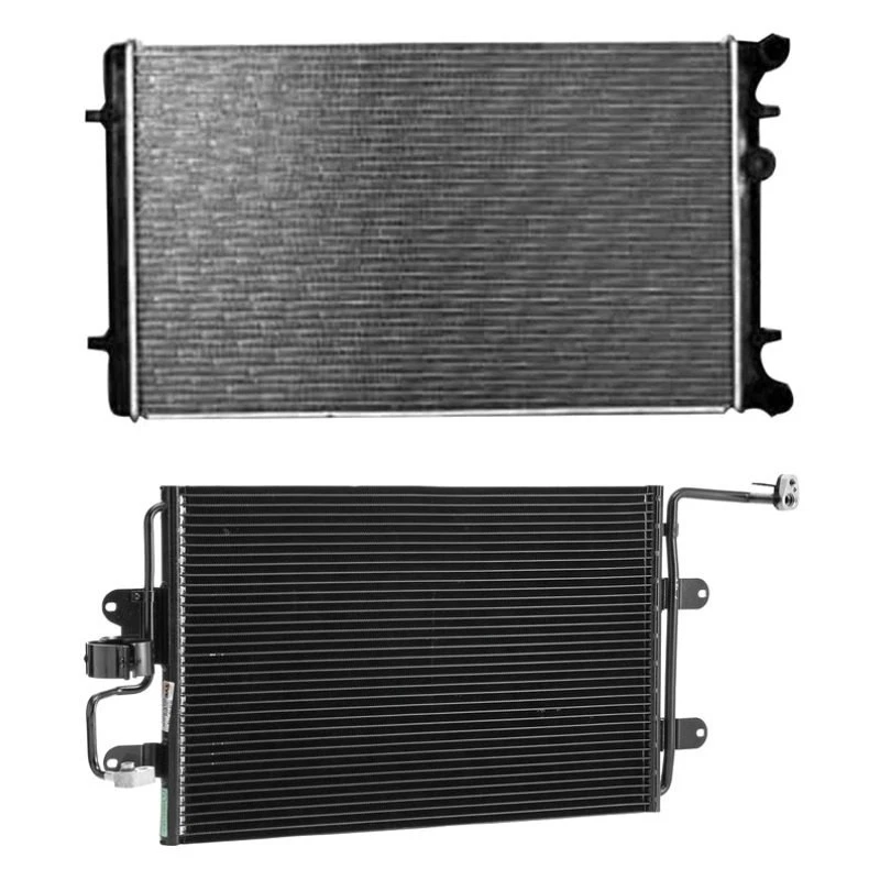For Volkswagen Jetta 1999-2005 TYC BNDL-475055 Radiator & Condenser Kit Foto 1 de 1
