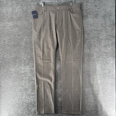Pantalones Peter Millar Para Hombres Excursionist Flex Franela Alpina Lana 5 Bolsillos 36x34 Nuevos con Etiquetas Foto 1 de 4