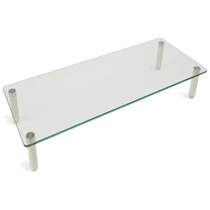 Ergonomic Glass Monitor and Laptop Desk Adapter Riser - Picture 1 of 12
