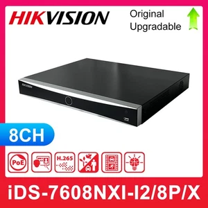 Hikvision iDS-7608NXI-I2/8P/X 4K NVR 8ch POE Network Video Recorder DeepinMind - Picture 1 of 8