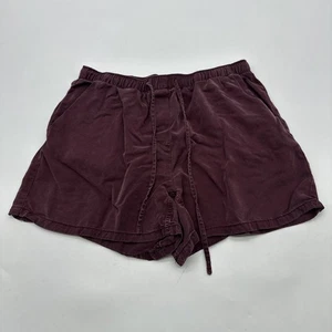 Gap Shorts Women S Burgundy Solid Pocket ..#32526 - Picture 1 of 8