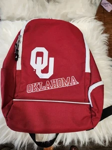 Mochila roja vintage NCAA University of Oklahoma OU Sooners nueva - Imagen 1 de 8