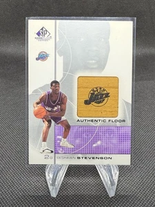 2000-01 SP Game Floor Edition DeShawn Stevenson Rookie Authentic Floor #DS Jazz - Bild 1 von 2