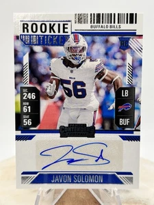2024 Panini Contenders Javon Solomon RC AUTO ROOKIE TICKET SP #211 Buffalo Bills - Picture 1 of 4