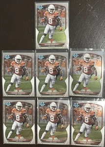 💥XAVIER WORTHY 7-LOT💥2022 BOWMAN UNIVERSITY CHROME FOOTBALL LOT💥TEXAS🔥🔥 - Picture 1 of 6