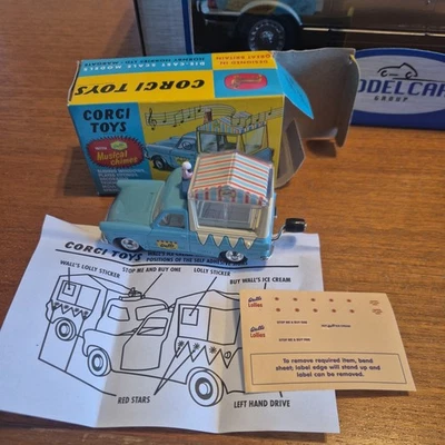 Corgi Model Club 474 Wall's Ice Cream Van on Ford Thames Chassis Musical Chimes - Image 1 of 2
