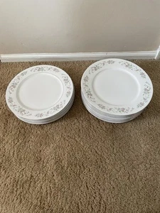 Cannes #8078 Fine China Dinner Plates. 12 Plates.* Please Read Description* - Picture 1 of 8