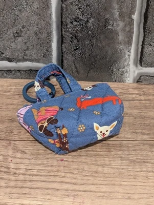 Vera Bradley 🐕 Dije de bolso de mano, estuche para monedas, llavero, estuche AirPods BARK PARK V474 Foto 1 de 4