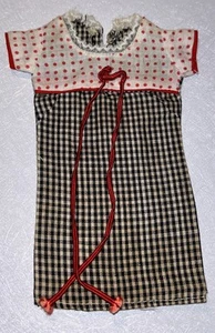 Tressy Palitoy Special Date #30409  Red White Polka Dot & Black Gingham Dress  - Picture 1 of 10