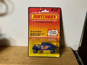 Matchbox 1983 MB 69 33’ Willy’s Street Rod color is blue with white & orange. - Picture 1 of 13