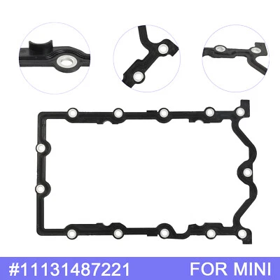 For Mini Cooper 2002-2008 1.6L L4 DOHC SOHC Engine Oil Pan Gasket 11131487221. Foto 1 de 4
