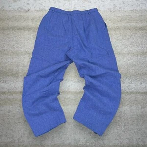 Vintage Pendleton Wool Dress Pants 28x26 Violet Blue Relaxed 100 Virgin Wool 90s - Picture 1 of 4