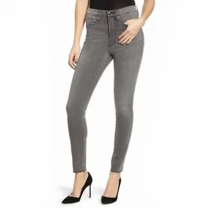 Good American Good Waist High Rise Skinny in Gray - Picture 1 of 2