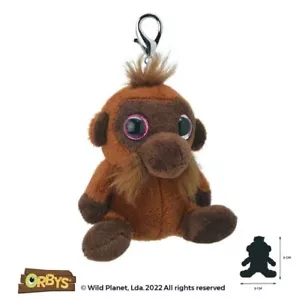 Orbys Orangutan Clip-on 3 Inch Keyring attachment plush travel size - Picture 1 of 1