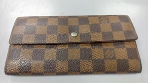 Louise Vuitton Portefeuille Sarah Long Wallet Damier Ebene - Picture 1 of 10