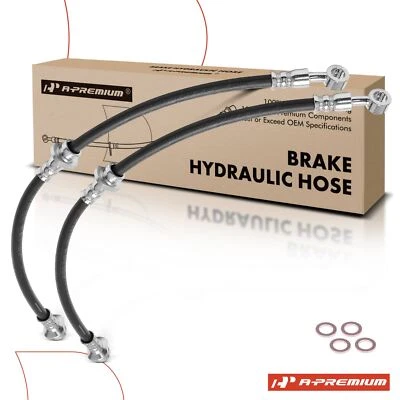 2x Manguera hidráulica de freno delantera derecha y derecha para Chevy Geo Metro Pontiac Firefly Suzuki Foto 1 de 4