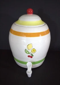 Vintage Water Crock Ceramic Jug Pitcher Dispenser with Spout Very Good - Picture 1 of 5