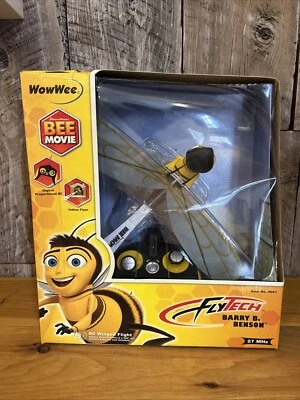 2007 DreamWorks BEE MOVIE Flytech Barry RC Winged Flight Radio Shack NOS - Image 1 of 4