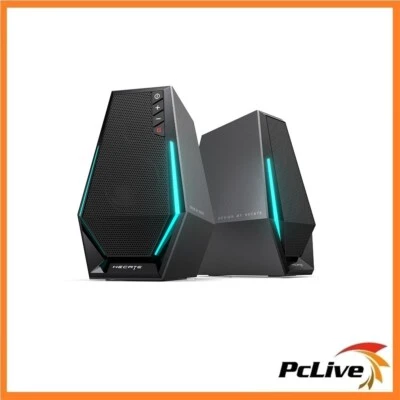 Edifier G1500 Bluetooth Gaming 2.0 Speakers RGB AUX USB for PC Mac PS4 Phone - image 1 of 4