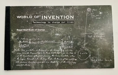 2007 Royal Mail WORLD OF INVENTION Prestige Stamp Booklet. MNH Complete - image 1 of 2