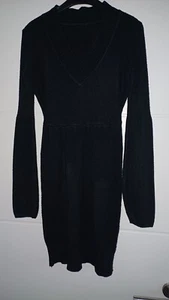 Sexy Strickkleid Kaschmir Cashmere schwarz Gr. 36 - KUSCHLIG WEICH UND WARM - Bild 1 von 7
