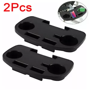 2Pcs Zero Gravity Chair Tray Cup Holders Lounge Recliner Phone Slot Snack Table - Picture 1 of 9