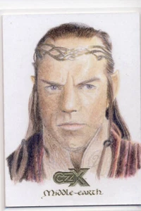 2022 Cryptozoic CZX Middle Earth Sketch Artist Reinke Elrond - Picture 1 of 2