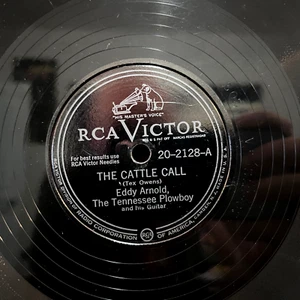 EDDY ARNOLD - The Cattle Call / I Walk Alone (1947) 10" Shellac 78RPM Record - E - Picture 1 of 4