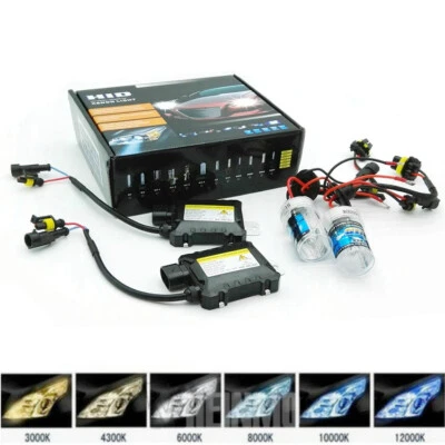 Unit Slim Xenon HID Conversion Kit Car Headlight 55W Ballast Lamp Light Bulb - Image 1 of 4