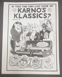 Karno’s Klassics? Special #18 1997 Kjartan Arnorsson Last Klassic Issue! HTF - Picture 1 of 7